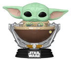 Star Wars: The Mandalorian and Grogu POP! Vinyl Bobblehead Figur Grogu i vagga 9 cm