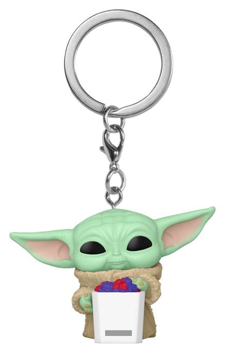 Star Wars: The Mandalorian and Grogu Pocket POP! Vinyl-nyckelringar 4 cm Grogu with Popcorn Display (12)