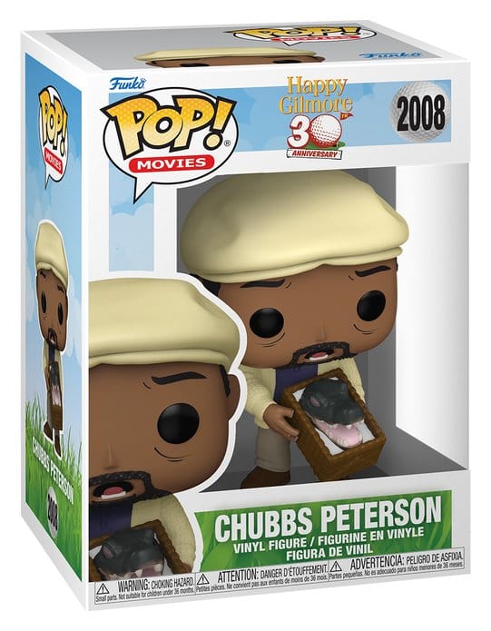 Happy Gilmore 2 POP! Movies Figur Chubbs Peterson 9 cm
