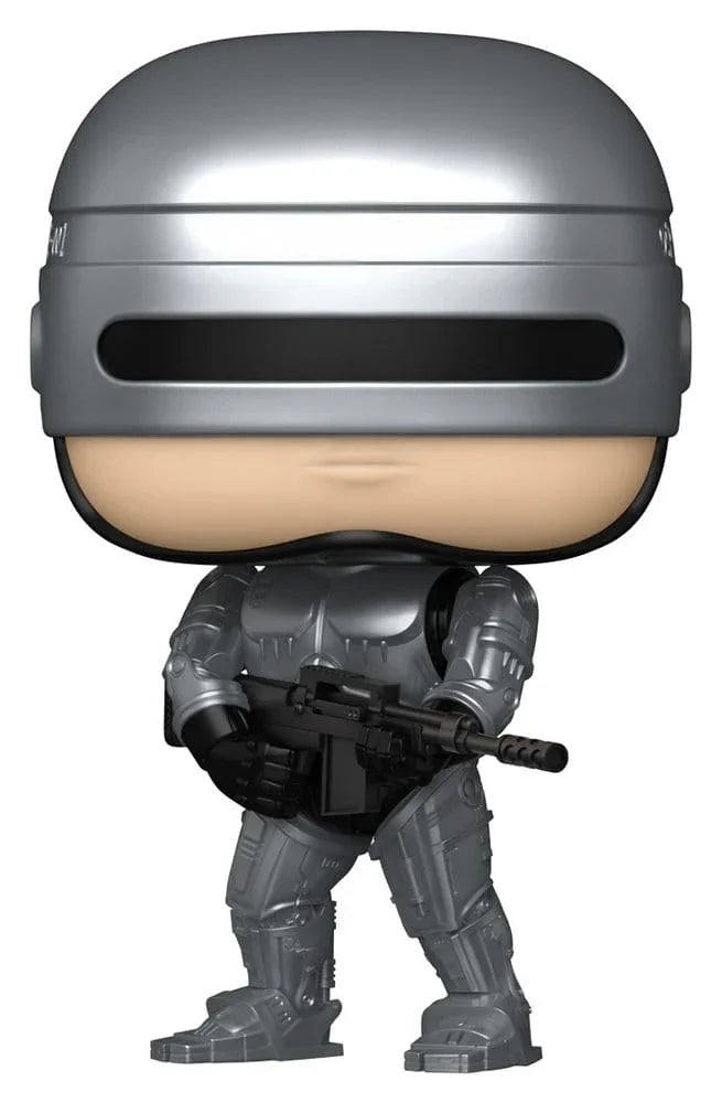 Robocop POP! Movies Figurer Robocop (Metallic) med Chase 9 cm Sortiment (6) Funko
