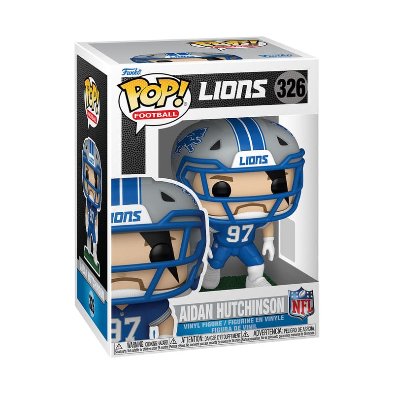 NFL: Legends POP! Sports Figur Lions - Aidan Hutchinson (Home) 9 cm Funko