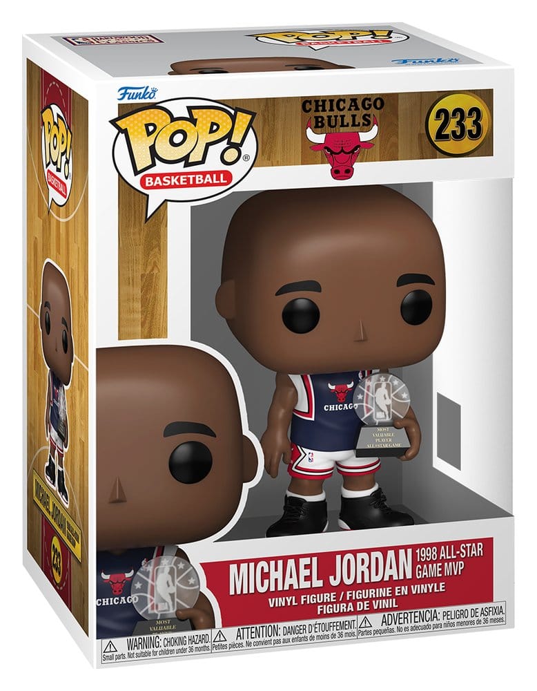 NBA Legends POP! Sports Figur Bulls- Michael Jordan (1998 ASG MVP) 9 cm
