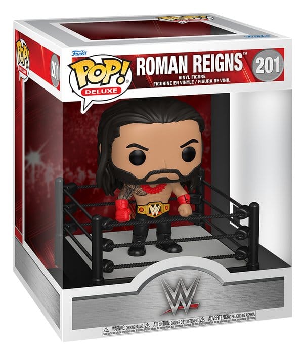 WWE POP! Deluxe Figur Roman Reigns in Ring 9 cm