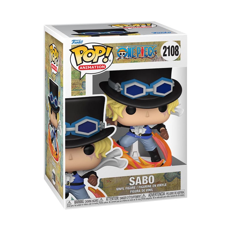 One Piece POP! Vinyl Animation Figur Sabo 9 cm Funko