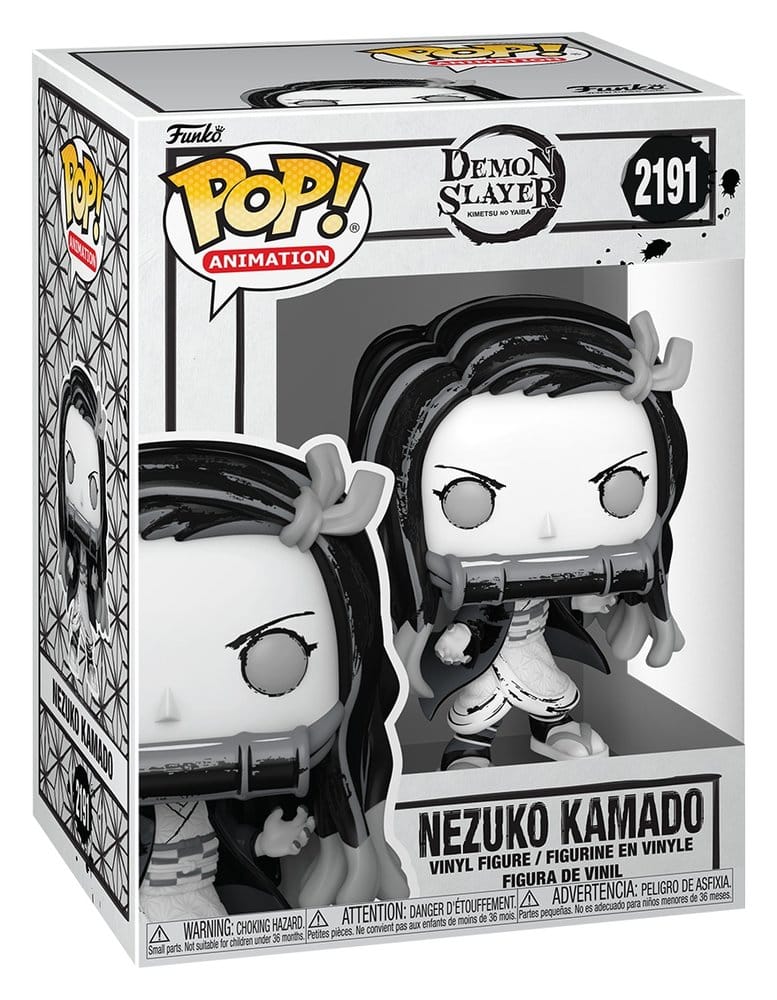 Demon Slayer: Kimetsu no Yaiba POP! Animation Figurer Nezuko(Sumi-Ink) 9 cm Funko