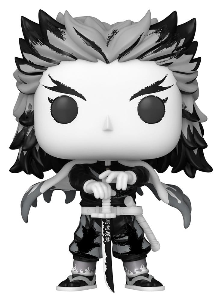 Demon Slayer: Kimetsu no Yaiba POP! Animation Figurer Rengoku(Sumi-Ink) 9 cm Funko