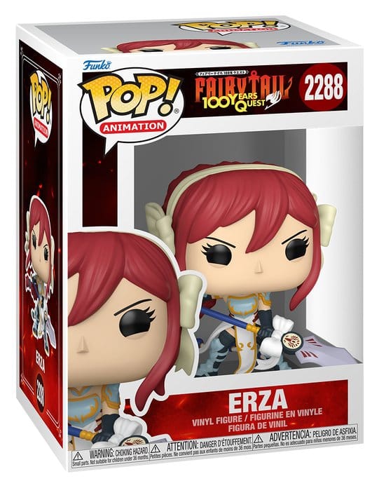 Fairy Tail 100 Year Quest POP! Animation Figurer Erza 9 cm