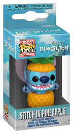 Lilo&Stitch POP! Vinyl Nyckelrings 4 cm Stitch in pineapple Display (12)