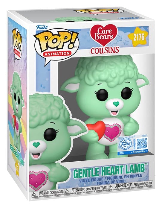 Care Bears POP! Animation Figur Gentle Heart Lamb 9 cm Funko