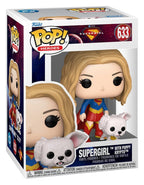 Supergirl (2026) POP! Heroes Figur Supergirl with Puppy Krypto 9 cm