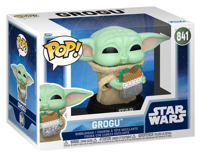 Star Wars: The Mandalorian and Grogu POP! Figur Grogu with Sandwich 9 cm