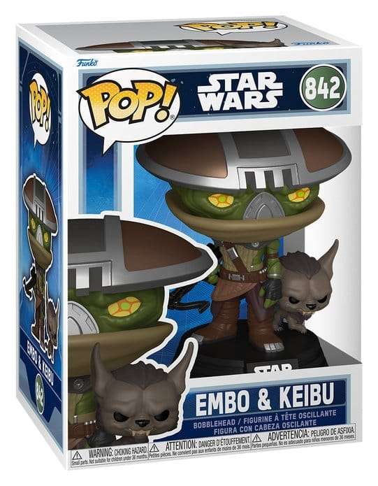 Star Wars: The Mandalorian and Grogu POP! & Buddy Figur Embo & Keibu 9 cm