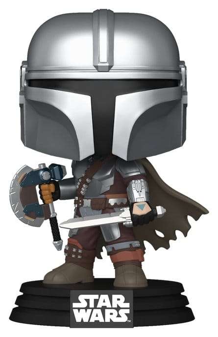 Star Wars: The Mandalorian and Grogu POP! figur The Mandalorian (Dual Wield) 9 cm