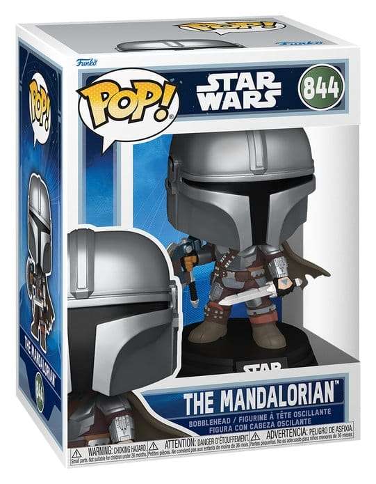 Star Wars: The Mandalorian and Grogu POP! Figur The Mandalorian (Dual Wield) 9 cm