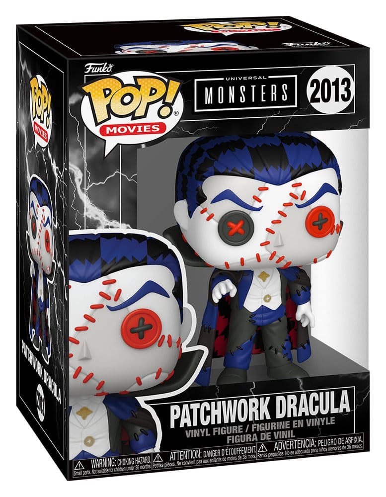 Universal Monsters Patchwork POP! Movies Figur Dracula 9 cm