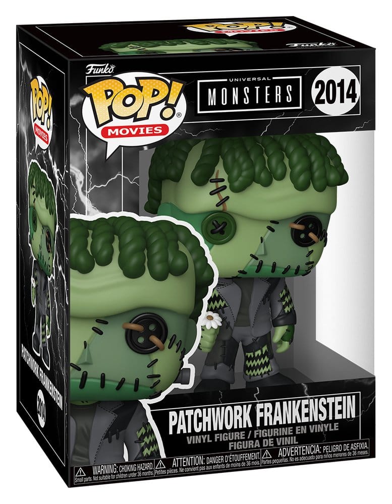 Universal Monsters Patchwork POP! Movies Figur Frankenstein's Monster 9 cm