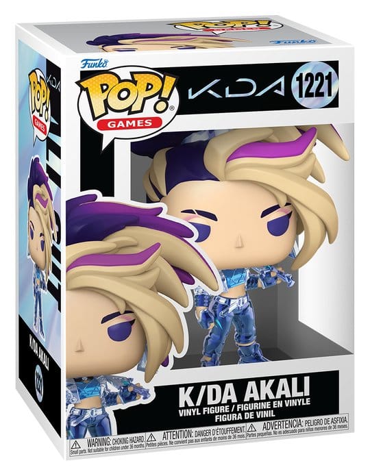 League of Legends POP! Games Figur K/DA Akali 9 cm