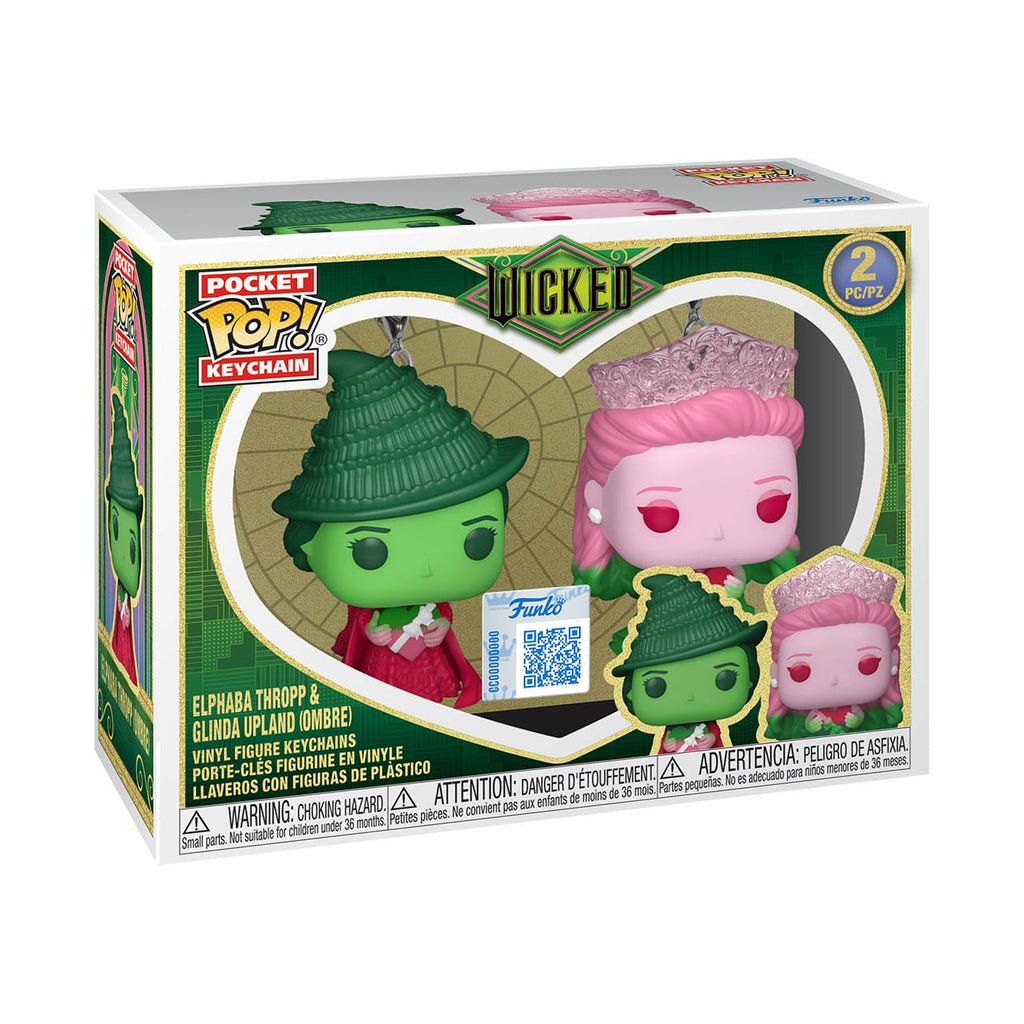 Wicked POP! Vinyl Nyckelring 2-Pack G&E (Ombre) 4 cm Funko