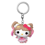 Hello Kitty och Vänner POP! Vinyl Nyckelrings 4 cm Hello Kitty (K-Pop Outfit) Display (12) Funko