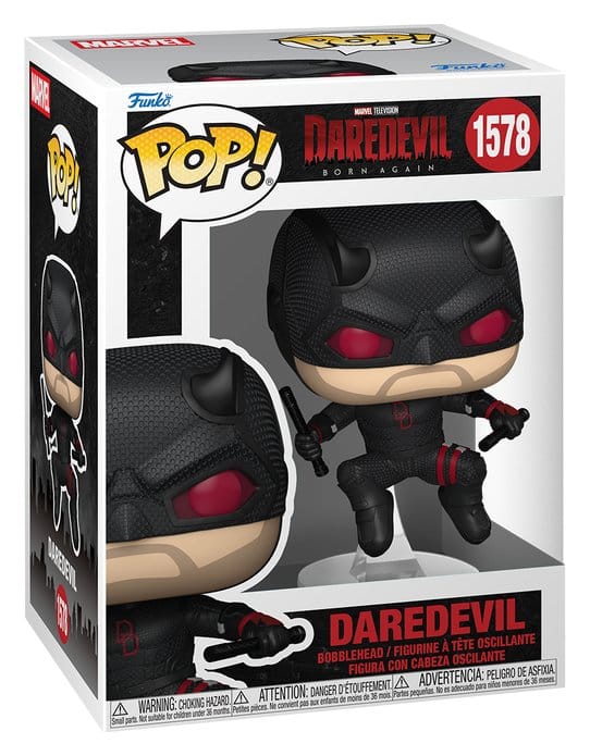 Daredevil: Born Again POP! Marvel Figur Daredevil (Black Suit) 9 cm