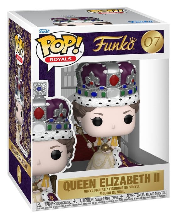 Drottning Elizabeth II POP! Premium Figur 100-års jubileum - Drottning Elizabeth II (Kröning) 9 cm Funko