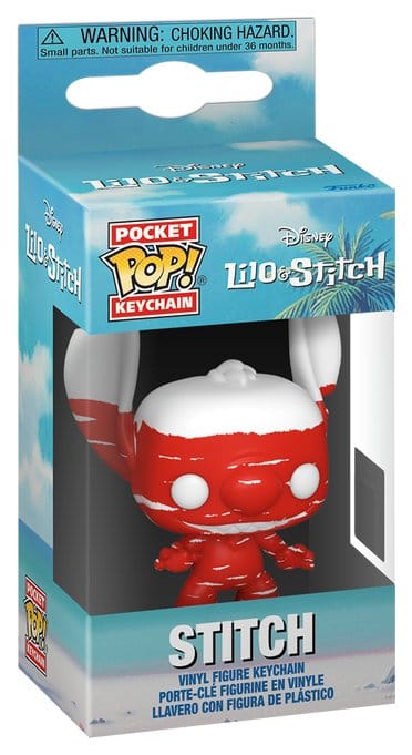 Lilo $ Stitch Pocket POP! Vinyl Nyckelrings 4 cm Stitch Badness Level Display (12)