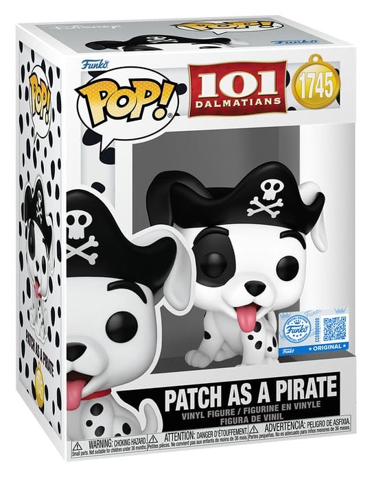 One Hundred and One Dalmatians POP! Disney Figur Patch (Pirate Costume) 9 cm