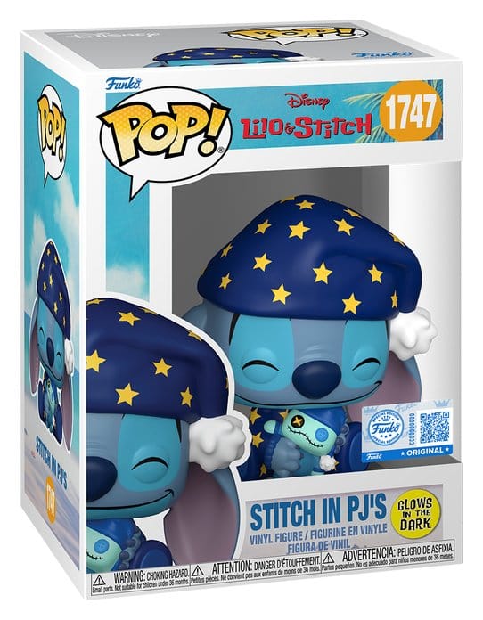 Lilo & Stitch POP! Figur Stitch Starry PJs (GW) 9 cm