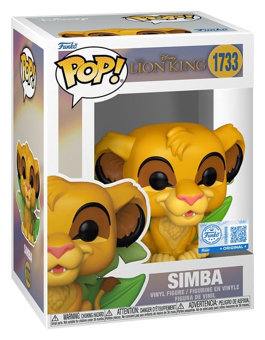 Lion King POP! Disney Figur Simba 9 cm