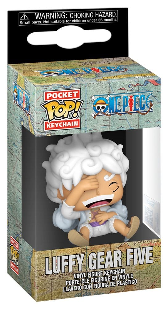 One Piece Pocket POP! Vinyl Nyckelrings 4 cm Luffy Gear 5 Display (12)