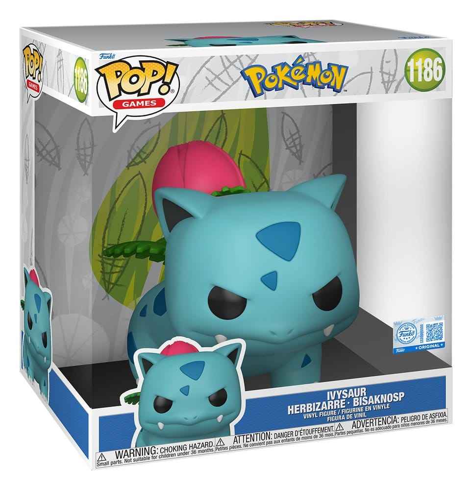 Pokémon Superstor Jumbo POP! Figur Ivysaur 25 cm