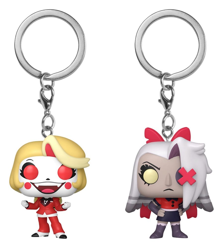 Hazbin Hotel POP! Vinyl Nyckelring 2-pack Charlie & Vaggie 4 cm