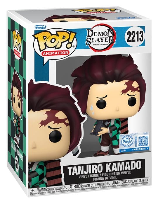 Demon Slayer: Kimetsu no Yaiba POP! Animation Figurer Tanjiro w/Crow 9 cm
