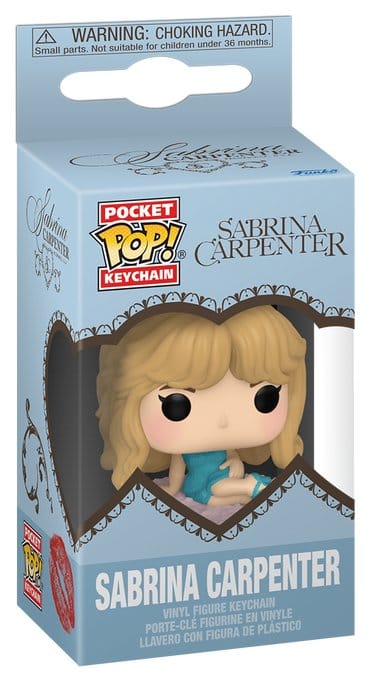 Sabrina Carpenter Pocket POP! Vinyl Nyckelring 4 cm Sabrina i nattlinne display (12)