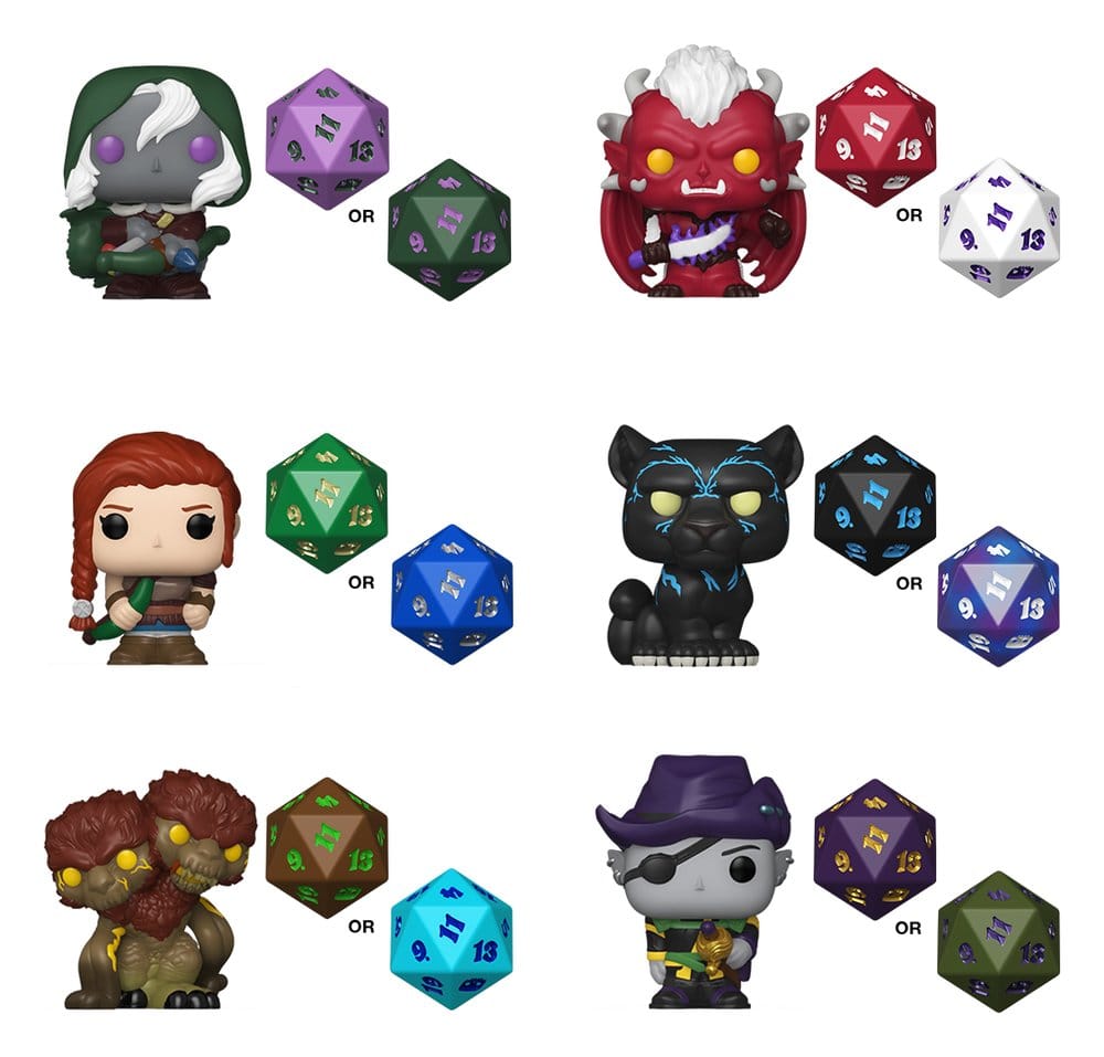 Dungeons & Dragons Bitty POP! och Tärningsmysterier Serie 1 (12-pack)