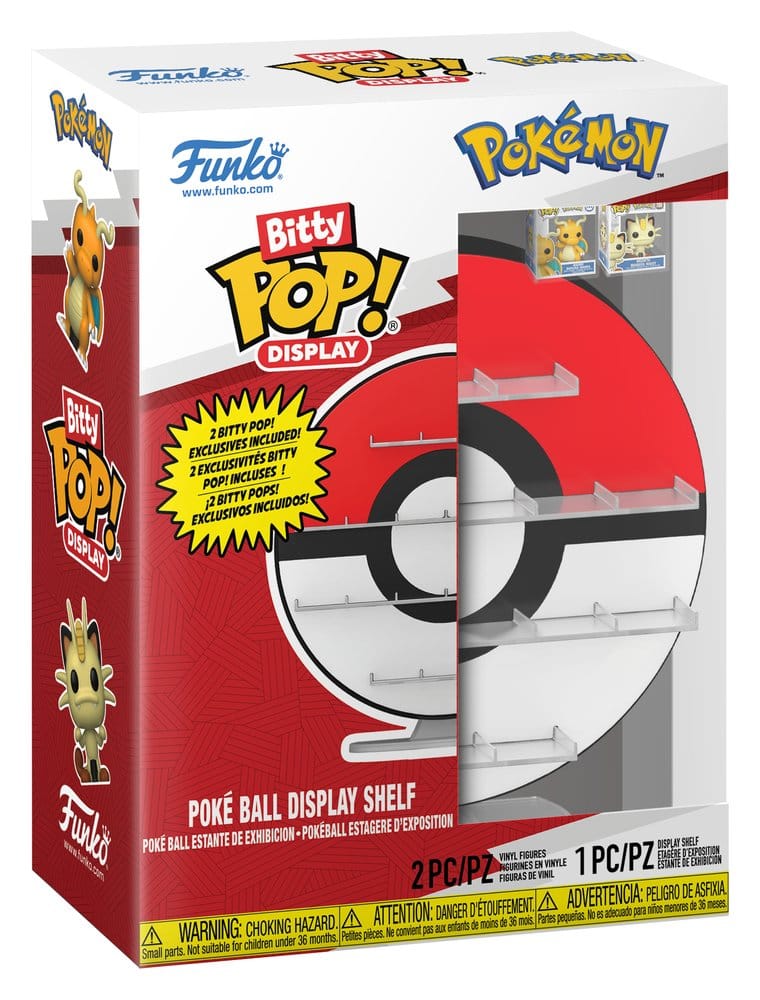 Pokémon Bitty POP! Display Figures Poké Ball