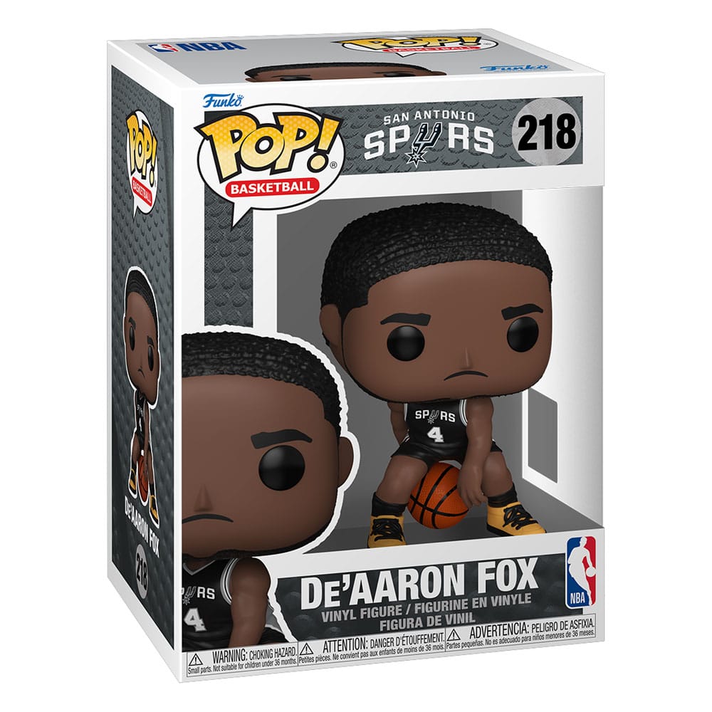 NBA POP! Basketfigur San Antonio Spurs: De'Aaron Fox (2025 Icon Edition Uniform) 9 cm Funko