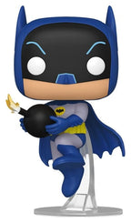 Batman 66 POP! Hjältar Figur Batman med Bomb 9 cm