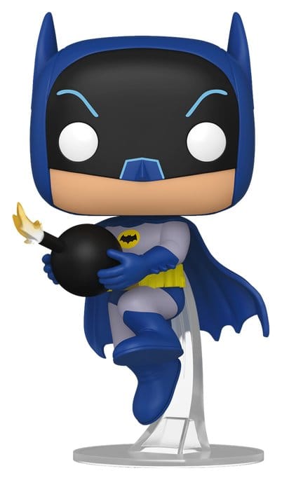 Batman 66 POP! Hjältar Figur Batman med Bomb 9 cm