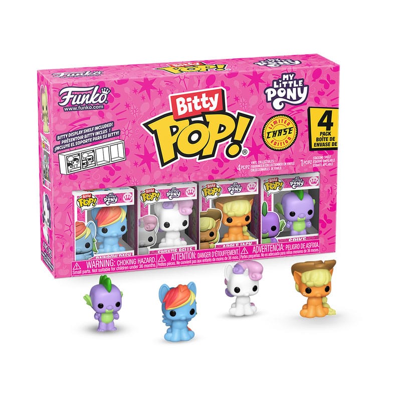 My Little Pony Bitty POP! Figur 4-Pack Rainbow Dash 2,5 cm Funko