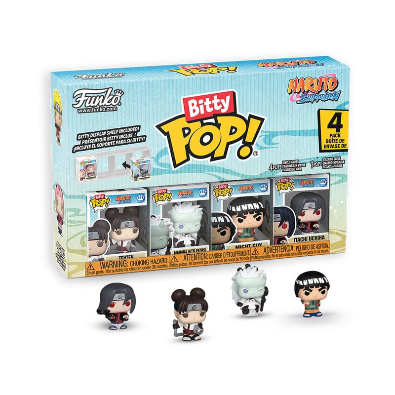 Naruto Shippuden Bitty POP! Figur 4-Pack Battles 2,5 cm Funko