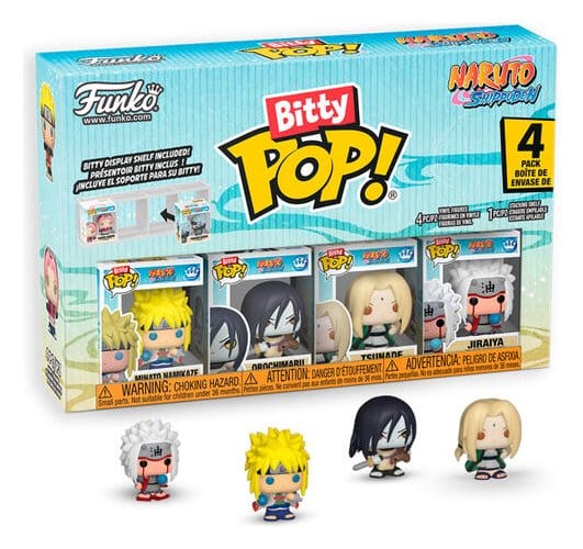 Naruto Bitty POP! Figur 4-Pack Display (12) 2,5 cm