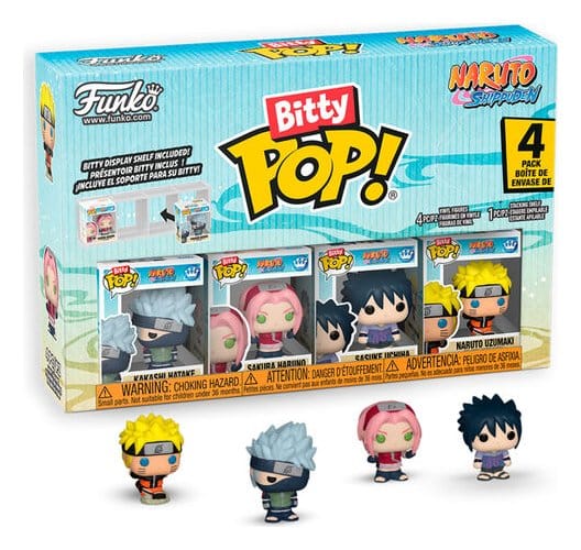 Naruto Bitty POP! Figur 4-Pack Display (12) 2,5 cm