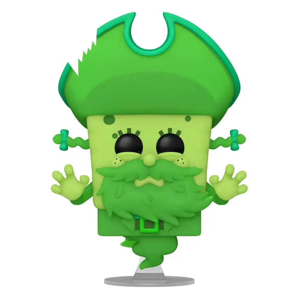 Svampbob POP! Figur Svampbob som den Flygande Holländaren (Glow) 9 cm Funko
