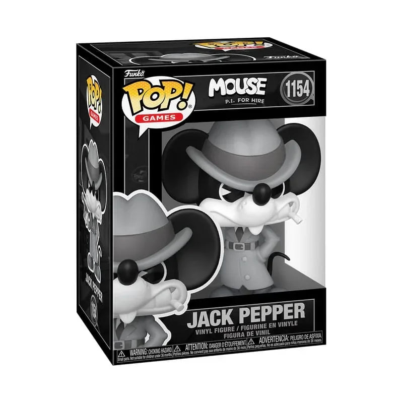 Mouse: P.I. for Hire POP! Games Figur Jack Pepper 9 cm Funko