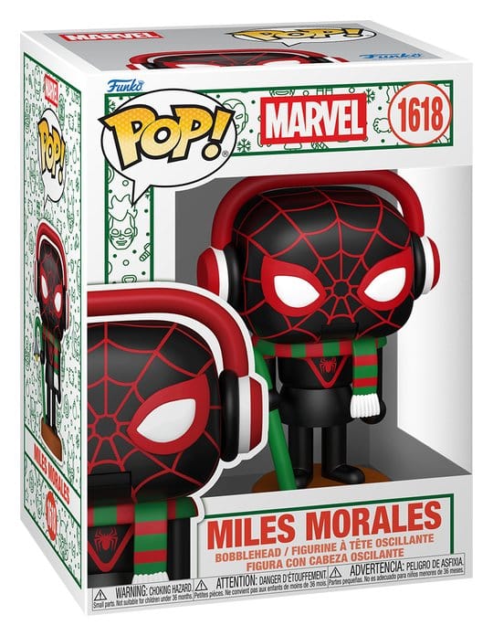 Marvel POP! Figur: Holiday S6 - Miles (NTKR) 9 cm