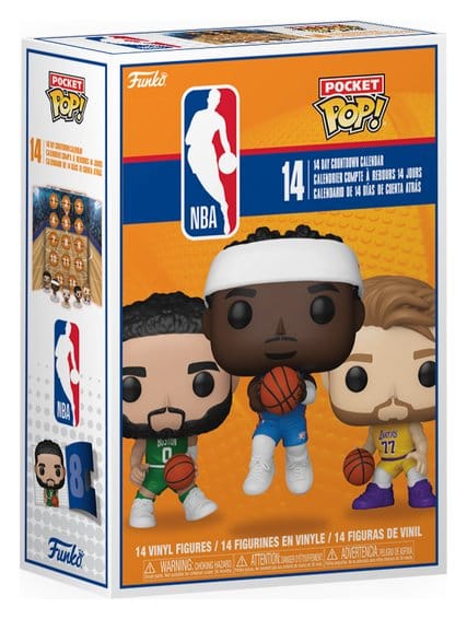 NBA Pocket POP! 14-dagars adventskalender