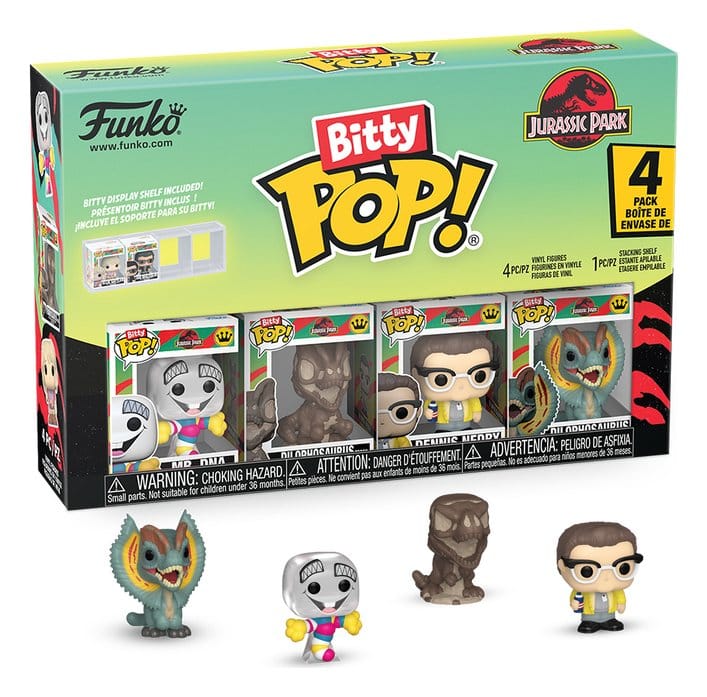 Jurassic Park Bitty POP! Figur 4-Pack Mr. DNA 2,5 cm