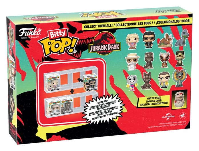 Jurassic Park Bitty POP! Figur 4-Pack Mr. DNA 2,5 cm