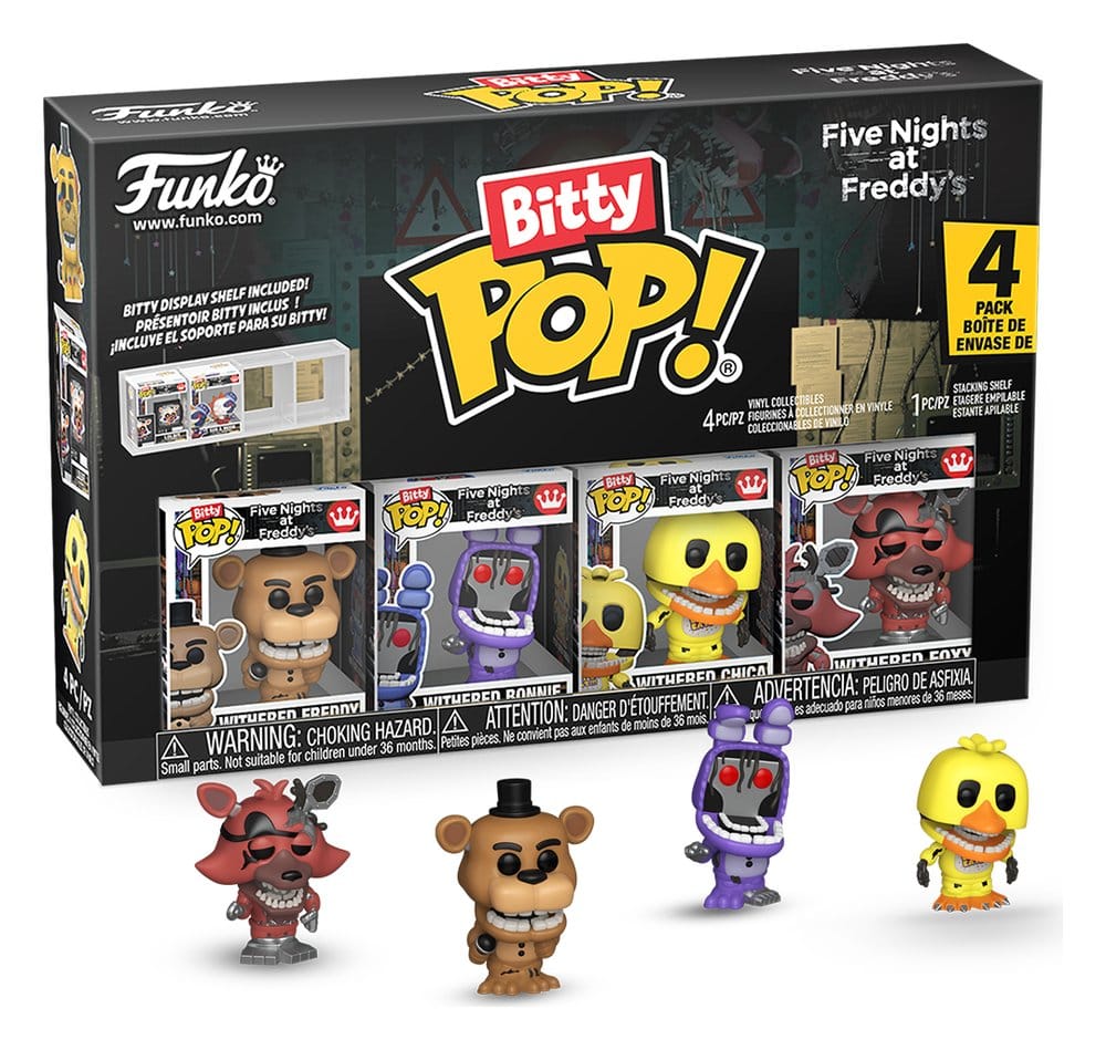 Five Nights at Freddy's Bitty POP! Figur 4-Pack Serie 6, 2,5 cm